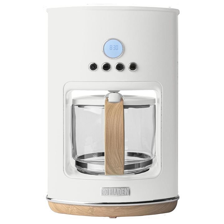 Haden Dorchester kávéfőző, 1080 W, 1,5 l, fehér, programozási és hőmérséklet-fenntartási funkcióval