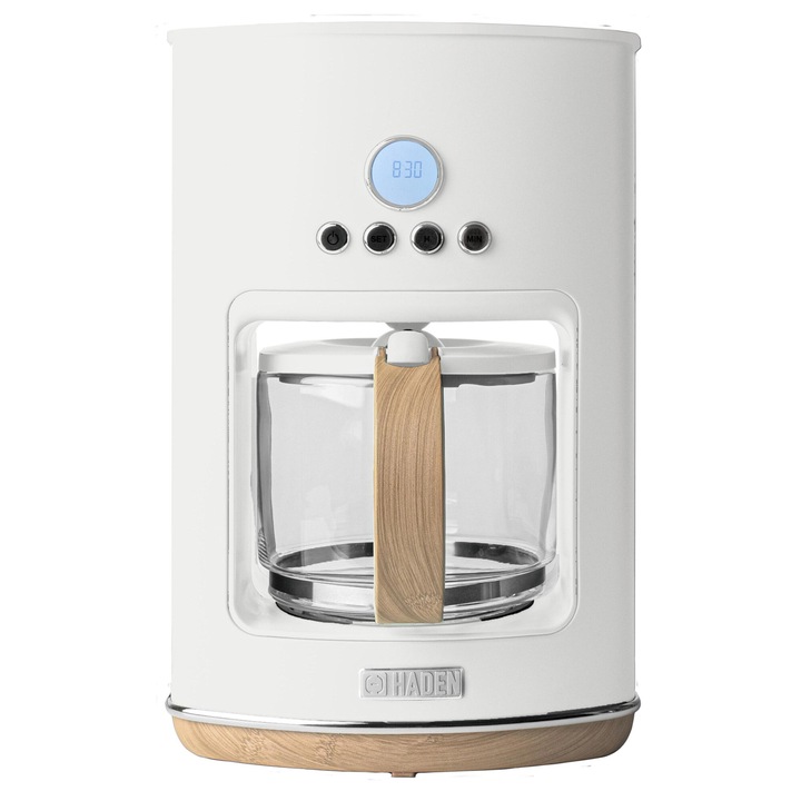 Haden Dorchester kávéfőző, 1080 W, 1,5 l, fehér, programozási és hőmérséklet-fenntartási funkcióval