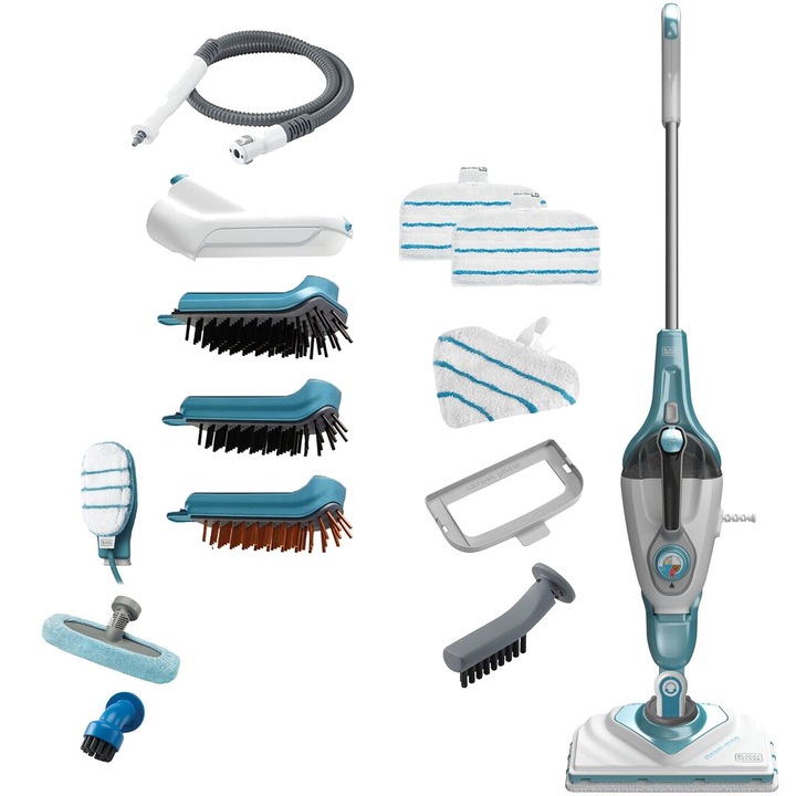 Mop cu abur Black&Decker, 1600W, 5bari, 0.5l