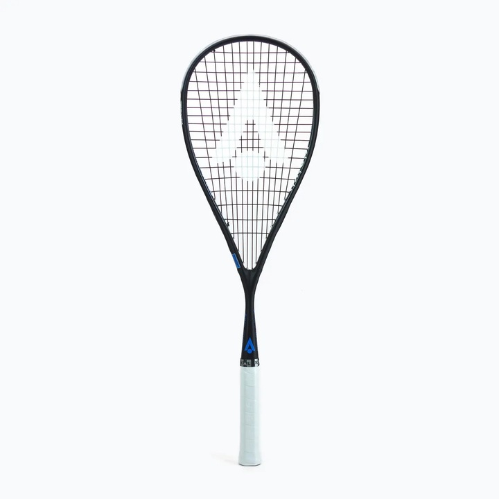 Ракета за скуош Karakal Air Speed 2.1, черна, 455 см, 120 г, комплект с еко калъф