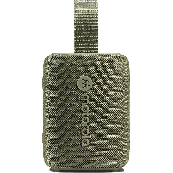 Boxa portabila Motorola ROKR 300, Bluetooth 5.3, IP67, verde, 120x110x80mm