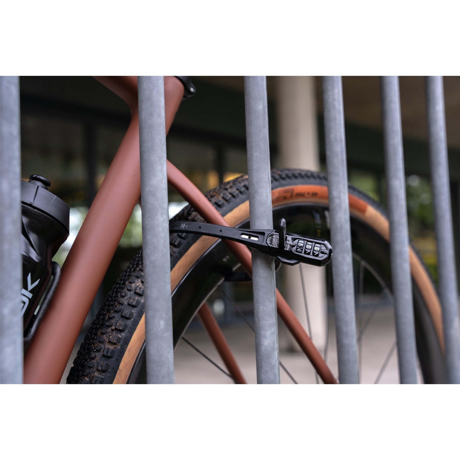 Pasek antifurt bicicleta HIPLOK Z LOK Combo V2, pomarancz, 45cm