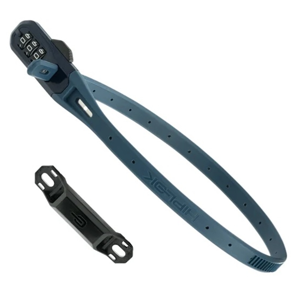 Pasek antifurt bicicleta HIPLOK Z LOK Combo V2, pomarancz, 45cm
