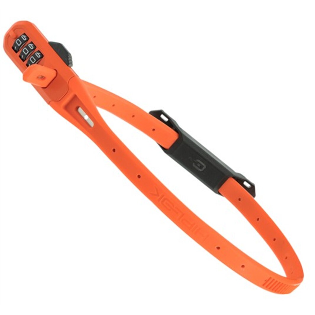ファンデーション L.O.K Pasek antifurt bicicleta HIPLOK Z LOK Combo V2, pomarancz, 45cm