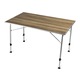 Dometic Zero Light Oak nagy kempingasztal, 70x72x120cm, barna, alumínium/kompozit, 30kg maximális teherbírás
