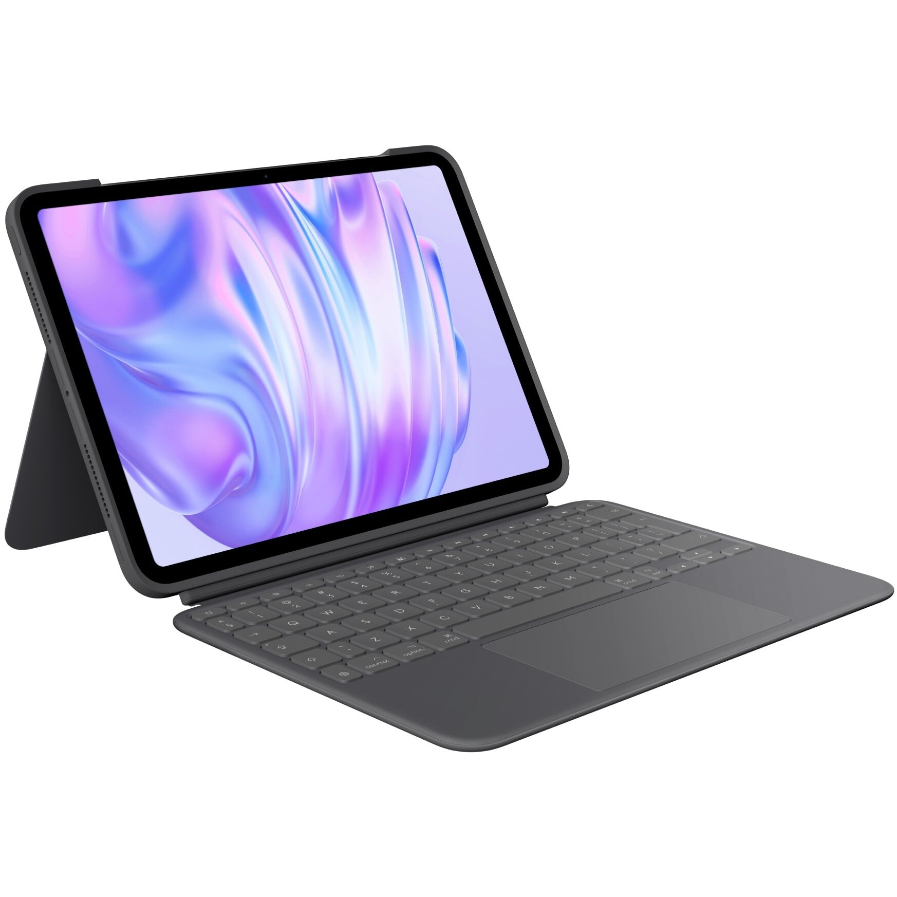 Husa cu tastatura pentru tableta, Logitech, compatibil cu iPad Pro, 11 inch, gri, 254.1x189.4x13.5mm