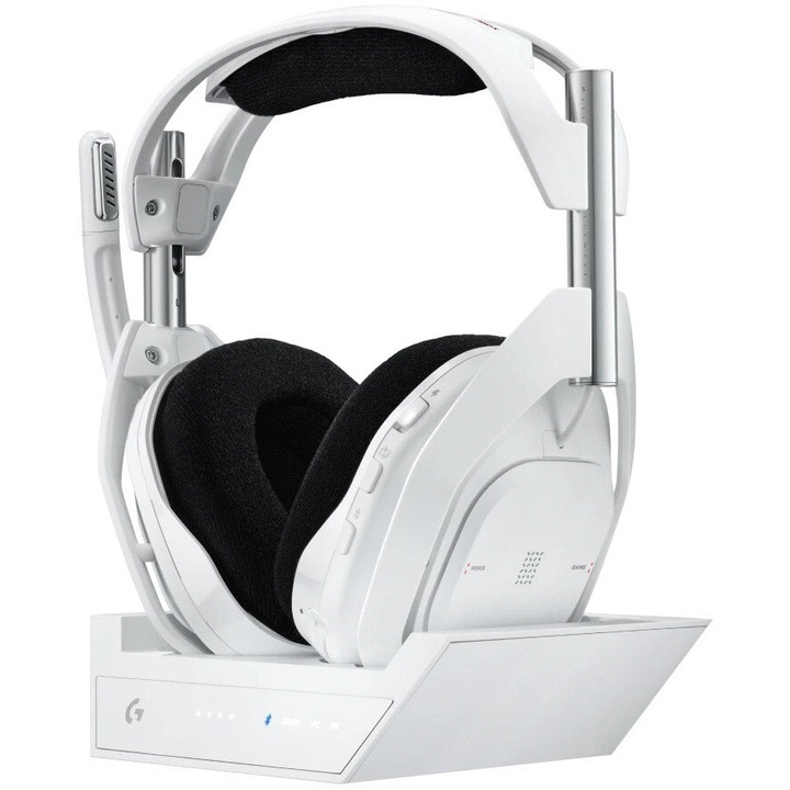 Logitech Astro A50 vezeték nélküli gamer headset, fehér