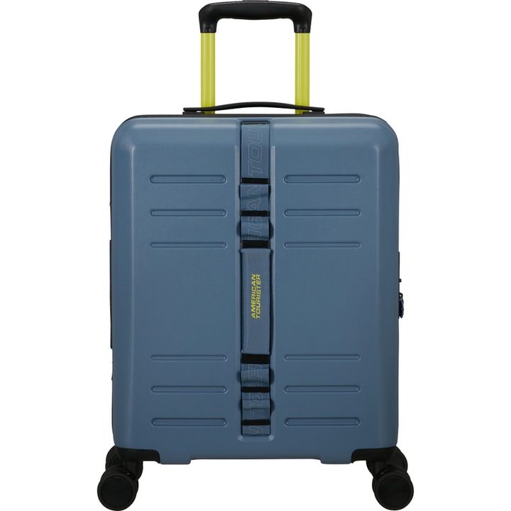 American Tourister, TrailOn, 55 cm, kék, 36 literes, 4 db többirányú kerékkel, ABS anyagból