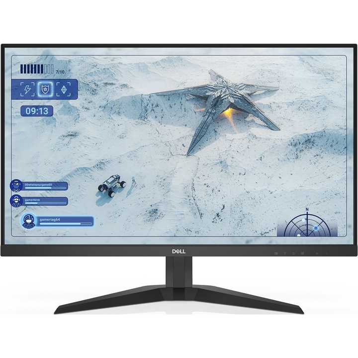 Dell G2725D 27"-os IPS monitor, 2560x1440, 180Hz, fekete
