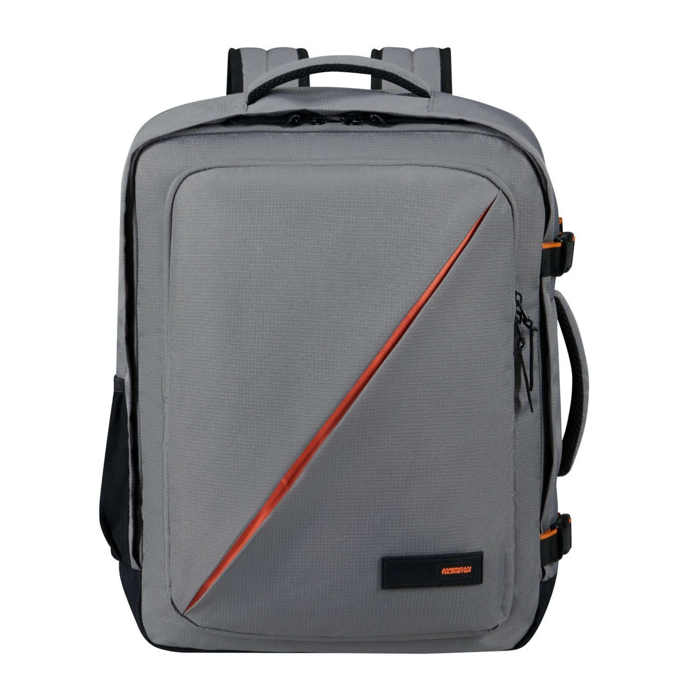 Rucsac urban American Tourister Take2Cabin M, 15,6", gri inchis, 45x36x20cm
