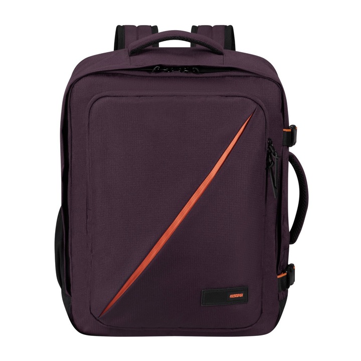 Rucsac voiaj, American Tourister Take2Cabin M, 15.6", culoare pruna inchisa, 45x36x20cm