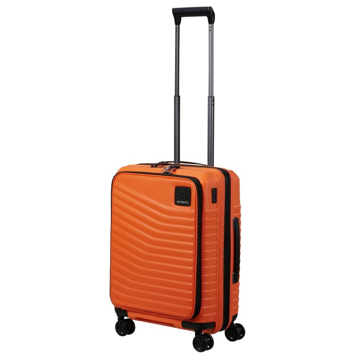 Куфар Samsonite Intuo EXP Easy Access, Малък, С удължение, Отделение за лаптоп 15.6", 42/48 л, Оранжев