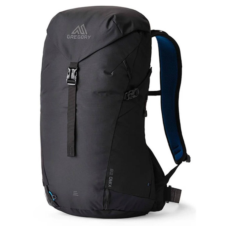Туристическа раница Gregory Kiro 28, унисекс, черна, 28 л, с функционална система за организация