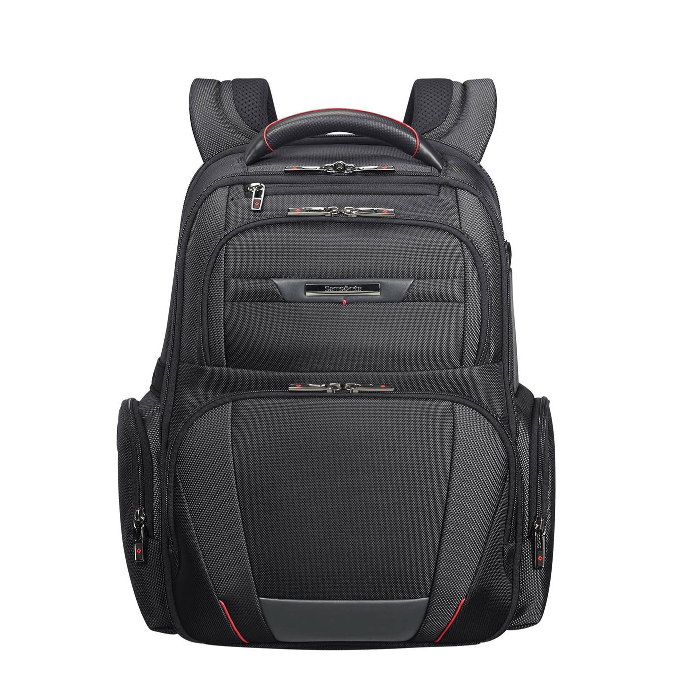 Rucsac laptop Samsonite Pro-DLX 5, 15,6", 2 compartimente, culoare neagra, dimensiuni 37,5x25,9x2,8cm