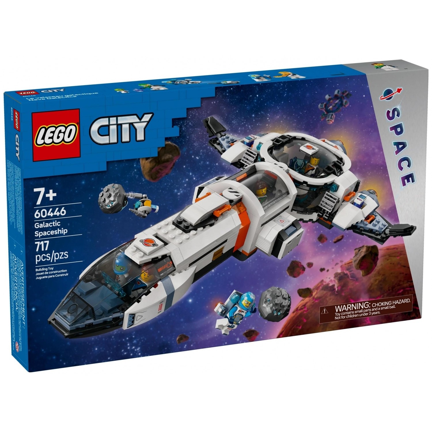 Set de constructie LEGO City 60446, nava spatiala modulara, 4