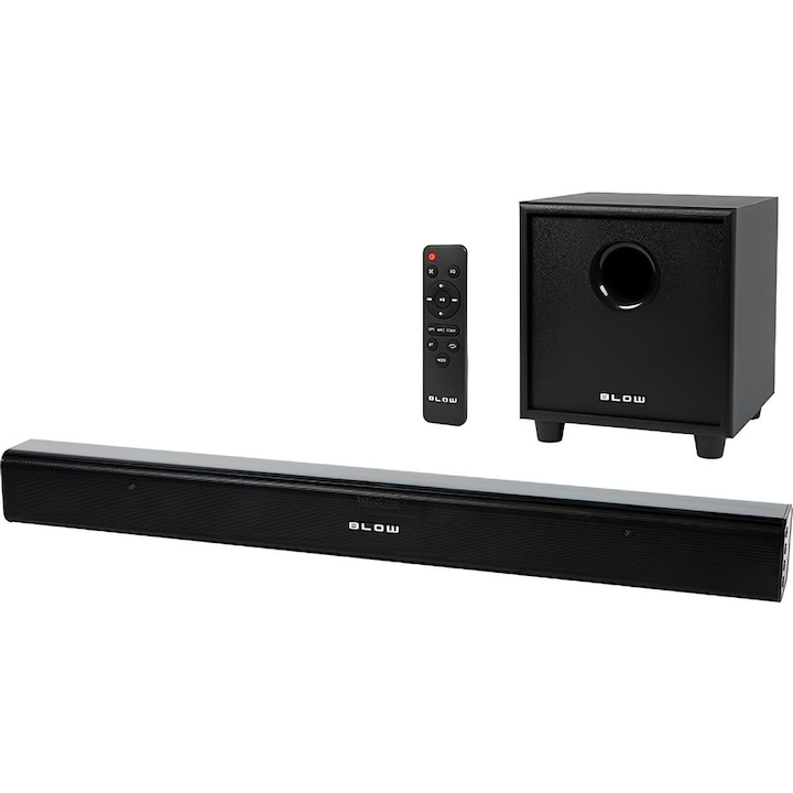 Саундбар BLOW Cinema 2.1, 120W, Bluetooth, черен