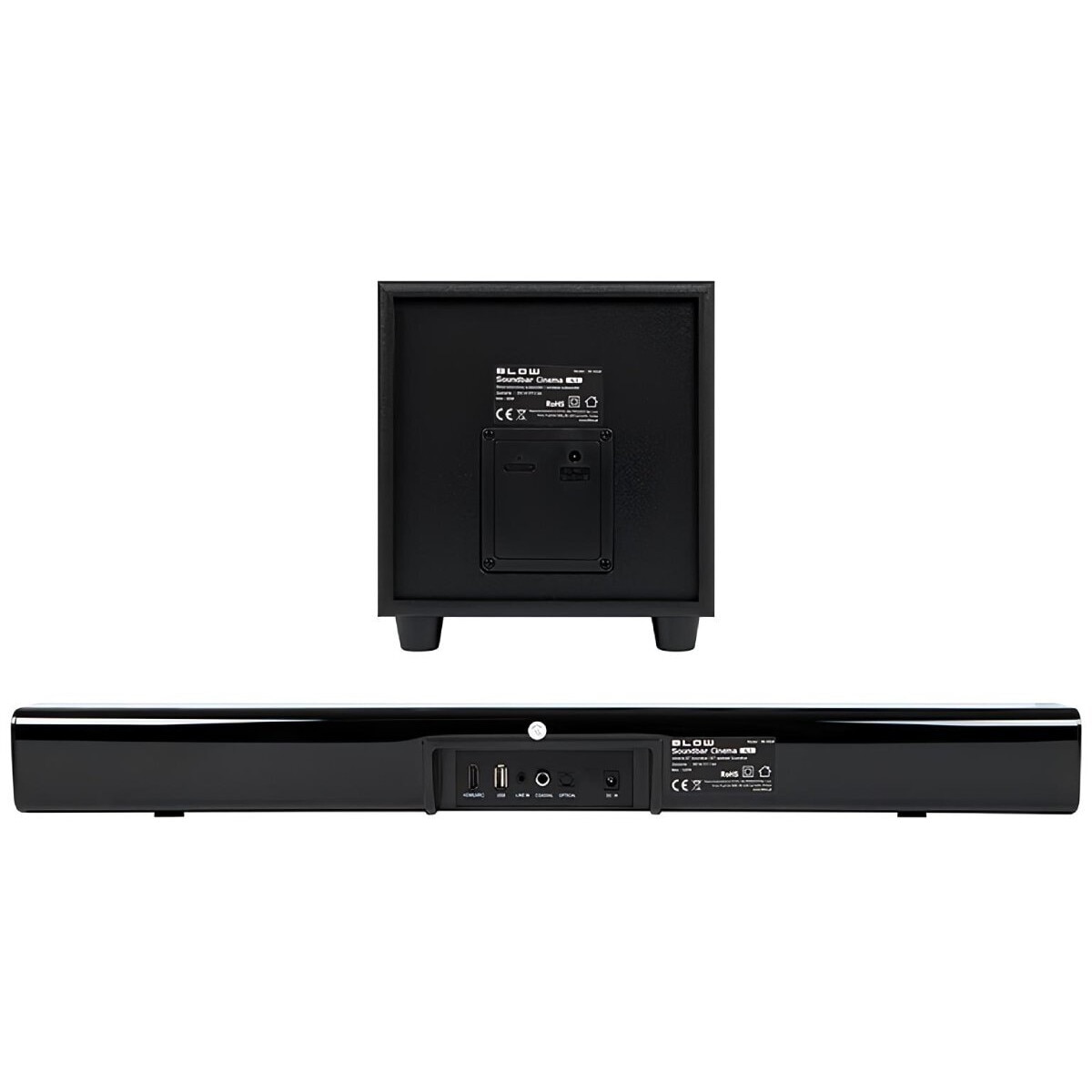 Soundbar, BLOW Cinema 2.1, 120W, Bluetooth, negru