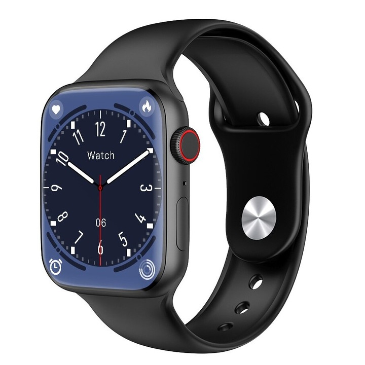 Kiano Watch Active Smartwatch, черен, 2.05 инча, 55 г, функции за наблюдение на здравето