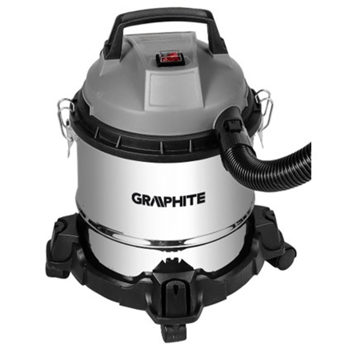 Graphite универсална прахосмукачка, 800W, 12000Pa, 12L, за мокро почистване, 4.4kg