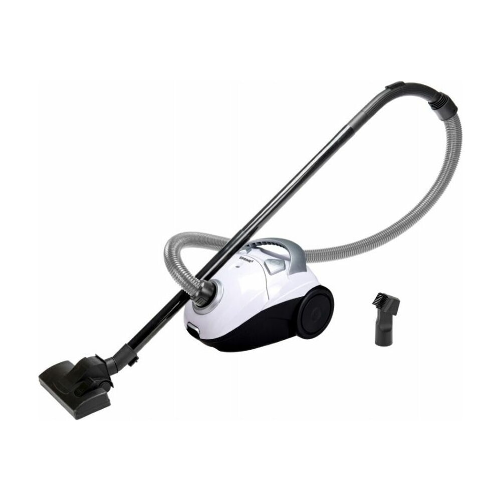 Aspirator cu sac PRIME3 SVC21, alb-negru, 700W, 2L, 4.2m cablu, set cu accesorii