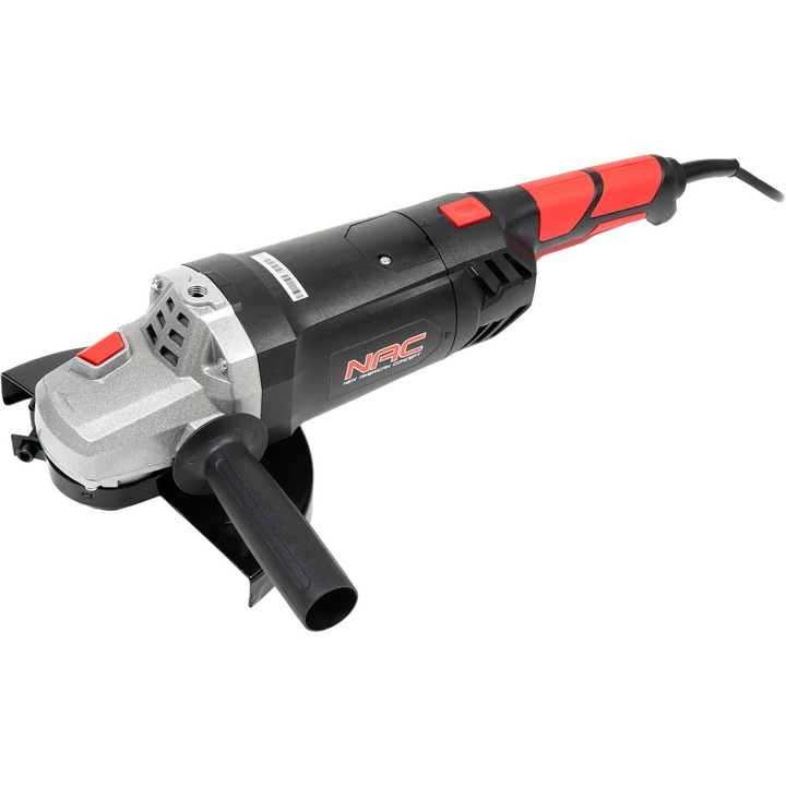 Polizor unghiular NAC AGE240-GN, 2400W, 230mm, 6000rpm, cu accesorii