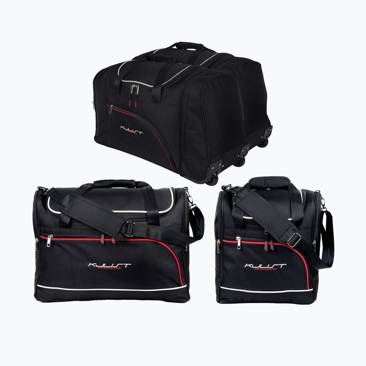 Комплект от 4 чанти за багажник KJUST, за BMW 3 Limousine 2004-2013, черни