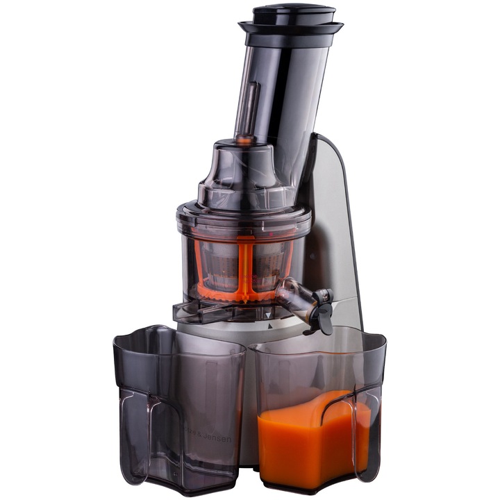 Бавна сокоизстисквачка, GÖTZE & JENSEN, SJ901T, 240W, титан, 1л