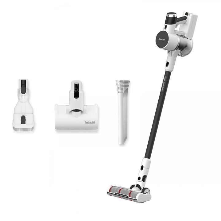 Прахосмукачка RoboJet Speed Up, 3 нива на мощност, черно-бяла, 0.55 л, 2.5 кг