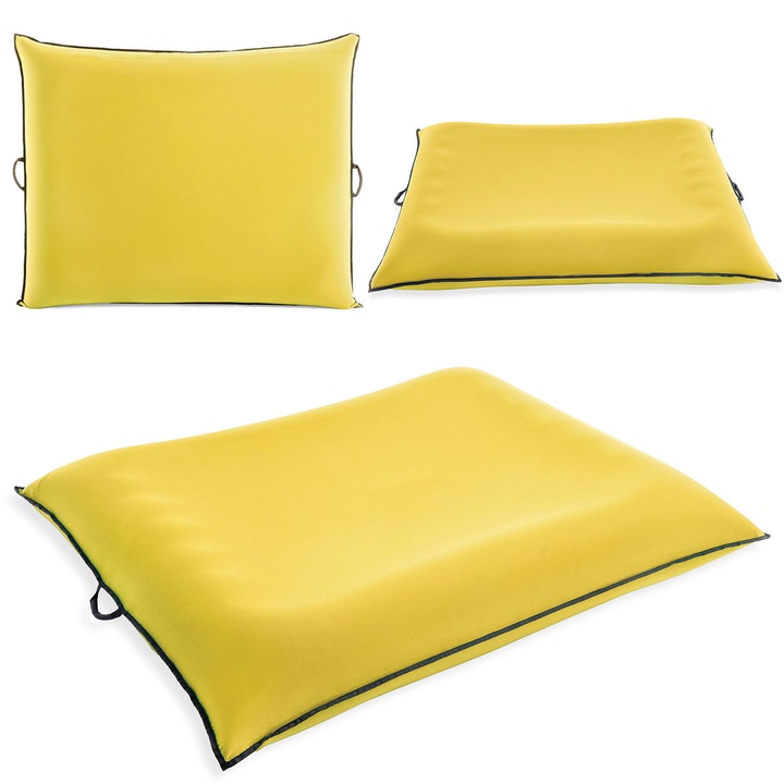 Saltea de plaja Luxe Lounge, Intex, 56794, galben, 180x70cm