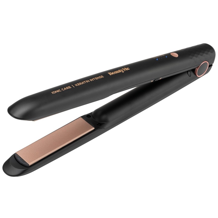 BEAUTYME hajvasaló, vezeték nélküli, 220C, fekete, 23 mm, automatikus kikapcsolás funkció, USB-C töltés