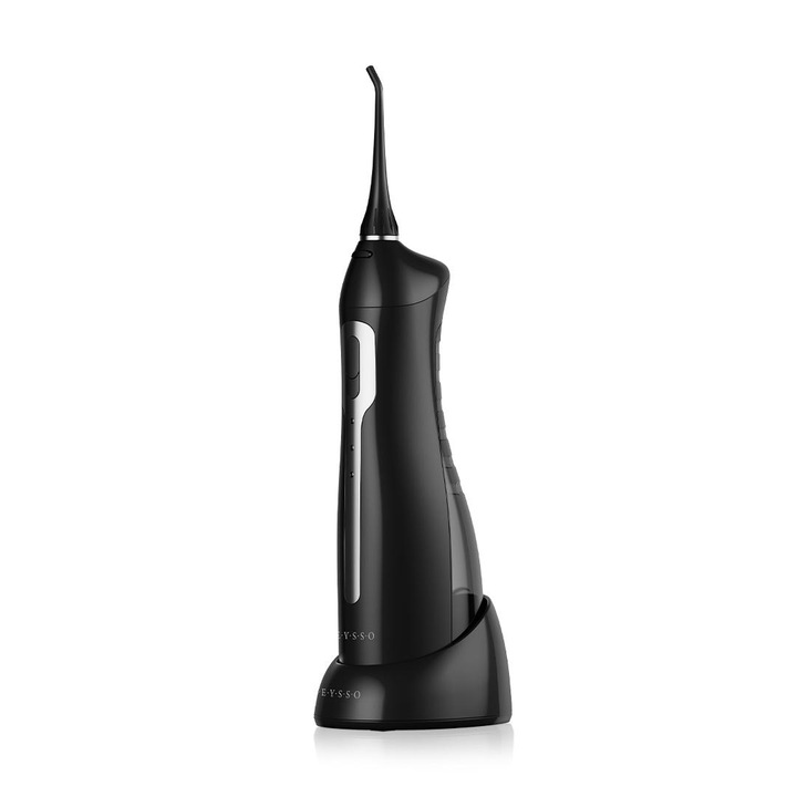 Irigator bucal, Seysso Carbon Travel, 3 moduri, 150ml, negru, 12x9x29cm