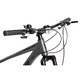Bicicleta MTB de munte Velors Trail JSX29271, schimbator Shimano, suspensie fata/spate Genius, roata 29 inch, franare pe disc, 21 viteze, gri cu negru