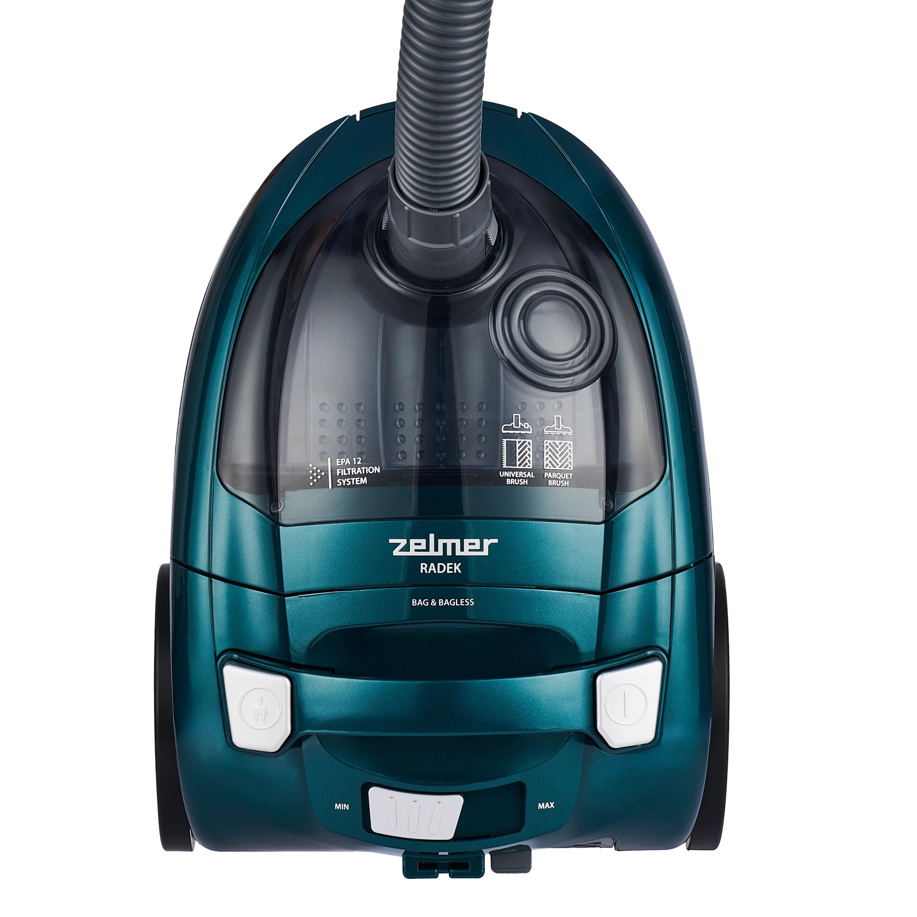 Aspirator Zelmer ZVC031P 800W, verde-gri, 2.5L, set cu accesorii pentru parchet