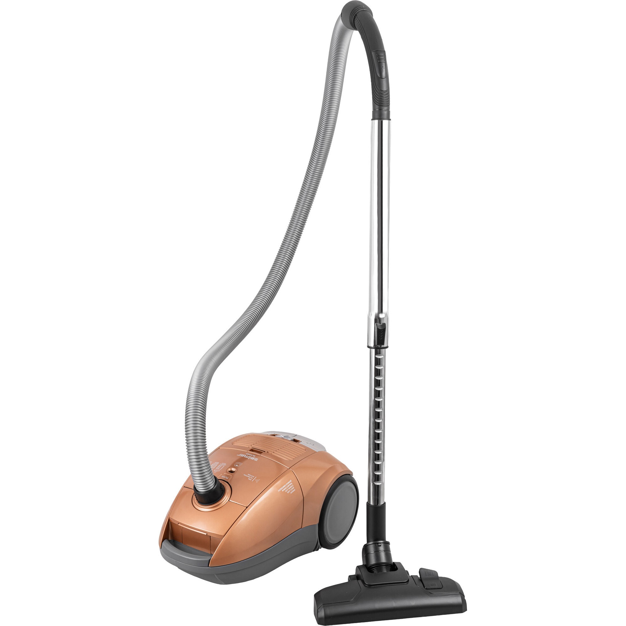 Aspirator Zelmer ZVC362, turbosper, reglaj putere, portocaliu-gri, 31.1x45.4x33.8cm