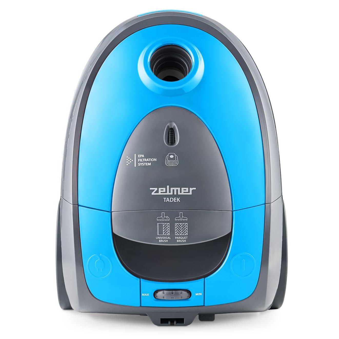 Aspirator Zelmer ZVC262 Tadek 800W, 2.5L, albastru-gri, accesorii incluse
