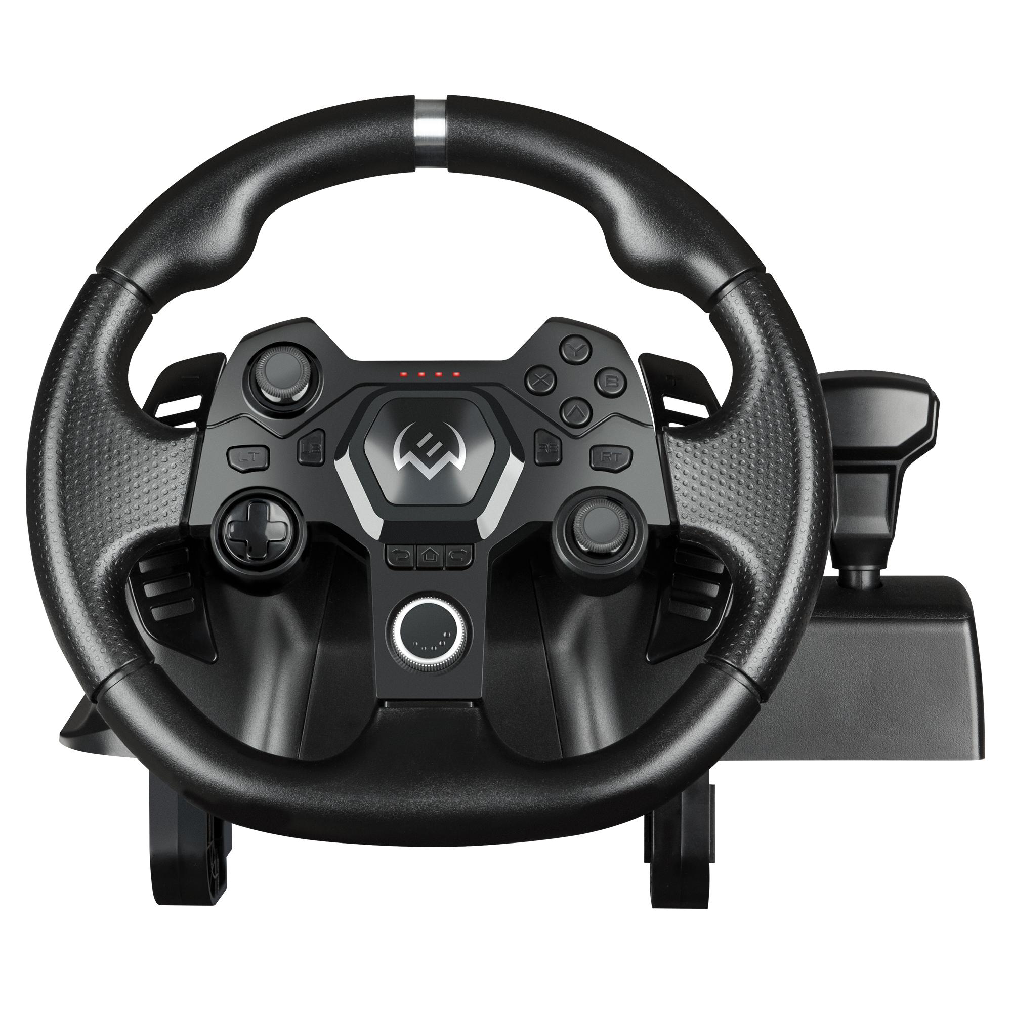 Volan Sven GC-W900 cu pedale, negru, 27.9cm, pentru PS4, PS3, Xbox