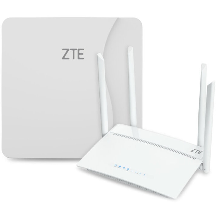 Netplus Router Zte Router wireless ZTE, 4G, 3000 Mb/s, alb, 288x288x82mm - eMAG.ro