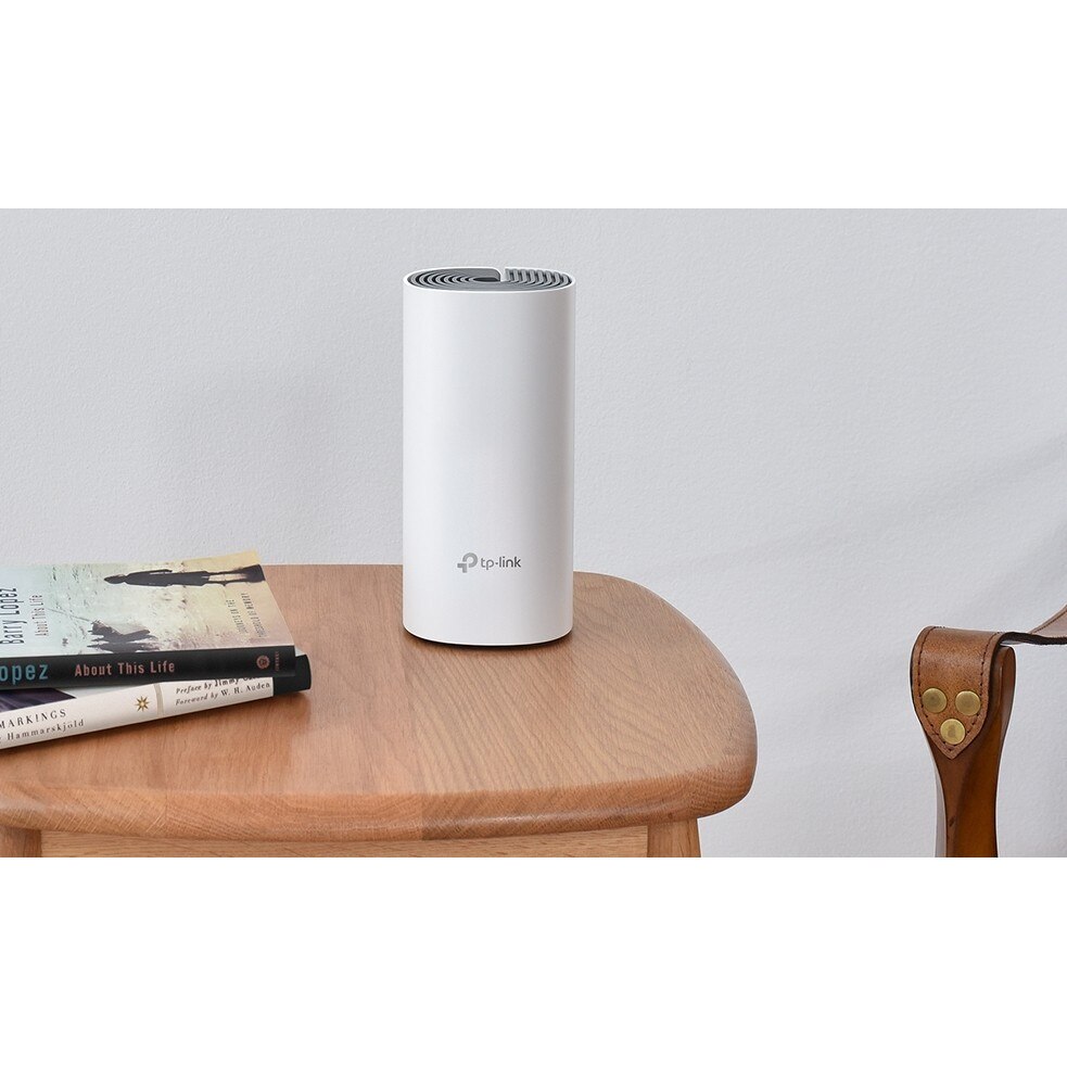 Router Wireless TP-Link Deco E4, acoperire 260m2, tehnologie Mesh, alb ...