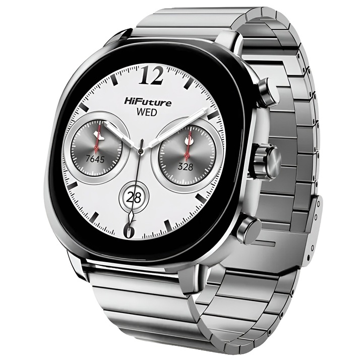 Смарт часовник, HIFUTURE FutureFit AIX, Сребрист