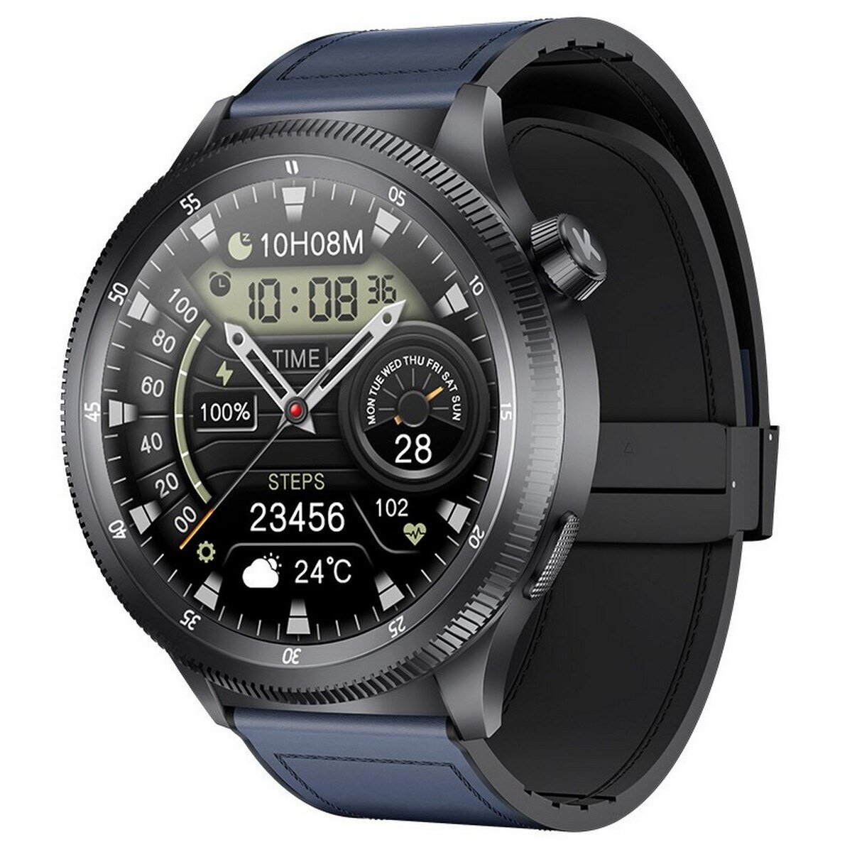 Smartwatch Kumi Gear GT3, gri, 1.43 inch, functii de monitorizare