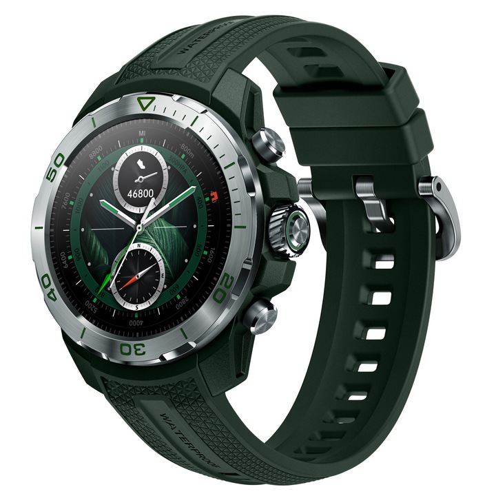 Смарт часовник Mibro GS Explorer зелен 1.32 инча 47.8x13.1 мм