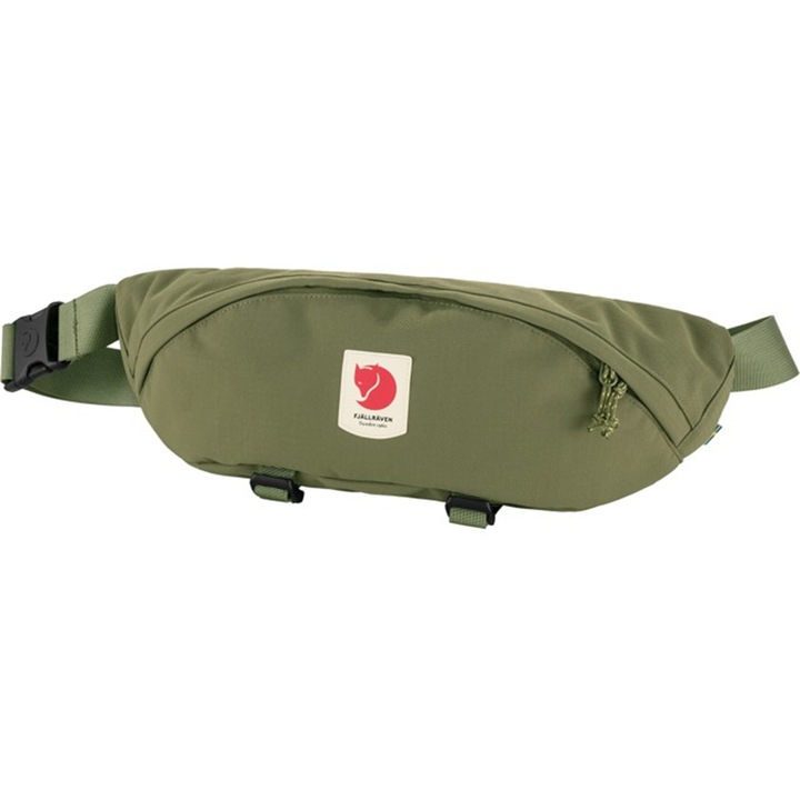Sporttáska, Fjällräven Ulvo Hip Pack Large, olívazöld, 4L, 15x37x12cm