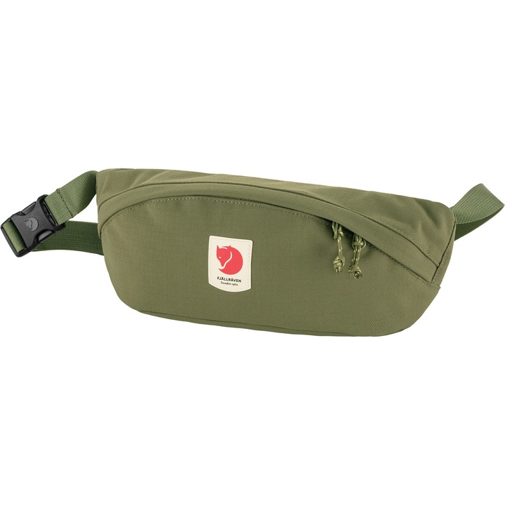 Sporttáska, FJALLRAVEN Ulvo Hip Pack közepes, 2L, 12x28x10cm, olívazöld