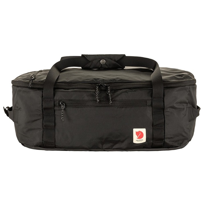 Utazótáska, Fjällräven High Coast Duffel 36, fekete, 56x35x24cm, 36L