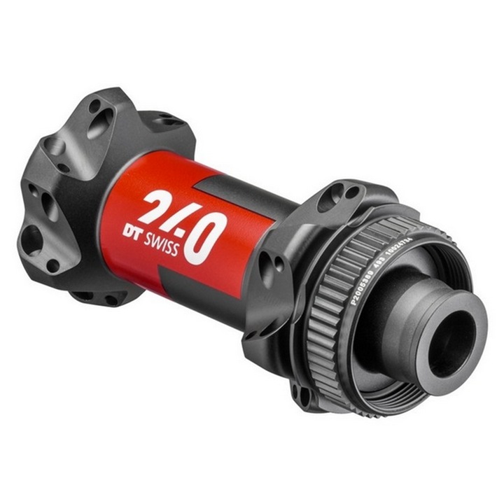 Butuc roata bicicleta DT Swiss 240, aluminiu, tehnologie Center Lock, MTB, negru