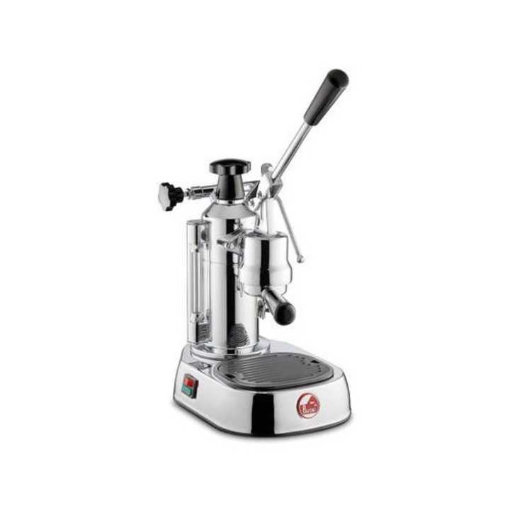 Espressor La Pavoni Lusso, 950W, 9 bari, argintiu-negru, 200x320x290mm
