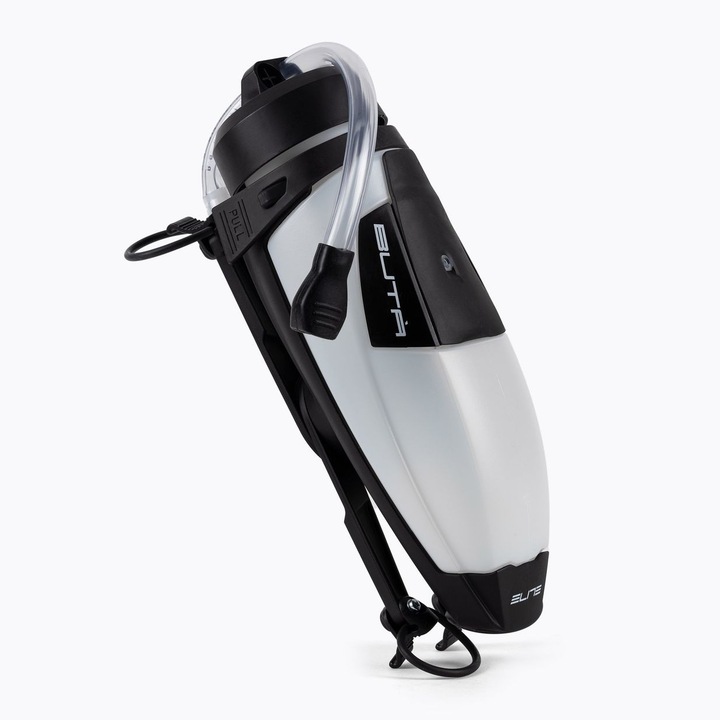 Bidon Elite Buta, 750ml, alb-negru, cu prindere pentru ghidon, compatibil 70x180mm