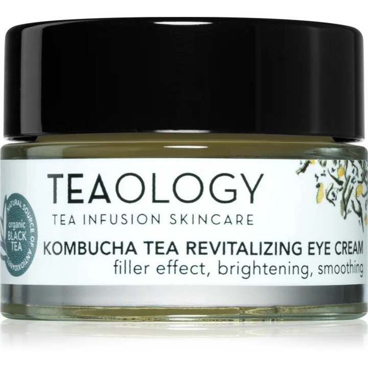 Crema de fata, Teaology White Tea Miracle Eye Cream, 15 ml, hidratare, iluminare, pentru zona ochilor