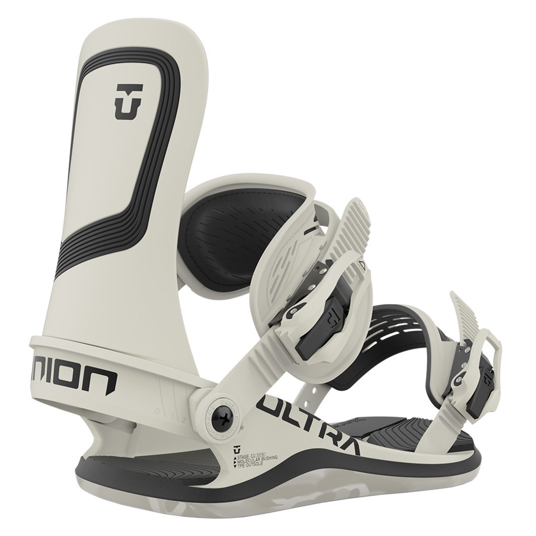 Wiazania snowboard Union Ultra, freestyl, carbon forjat, marime M