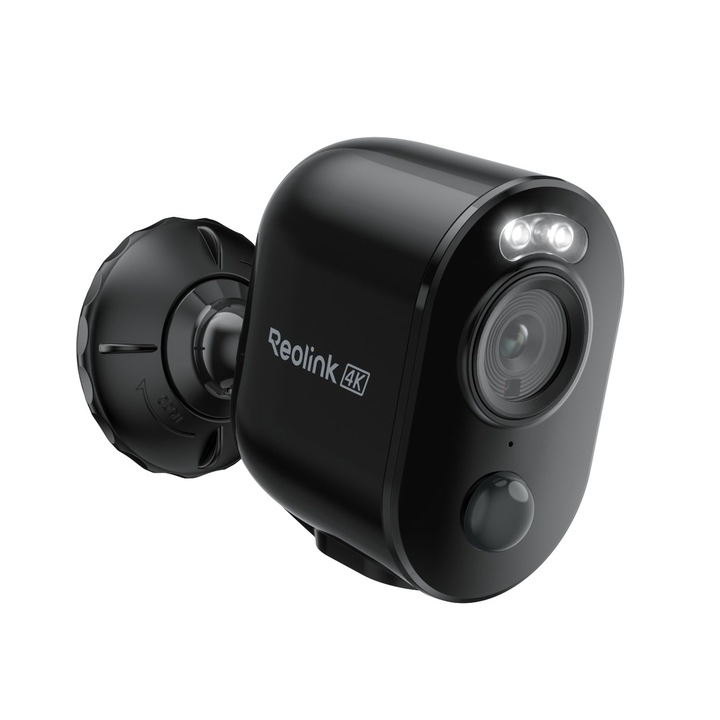 Cameră de supraveghere exterior Reolink Argus 3 Ultra 4K 8Mp Wi-Fi nocturnă color, negru